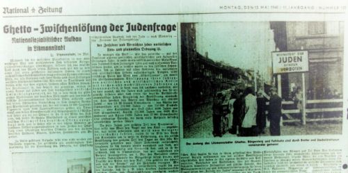 Abbildung 1 (Stadtarchiv Duisburg, MD). National Zeitung, 13.5.1940