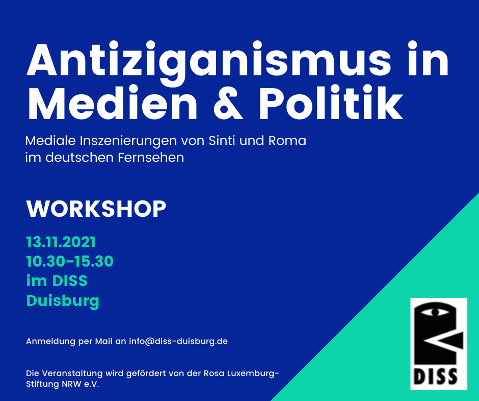 DISS-Workshop Antiziganismus in Medien & Politik